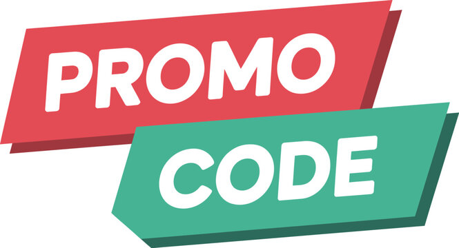 Promo code banner, special discount design for marketing campaigns sales promotions and ecommerce advertising.
