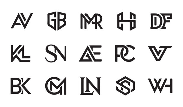 vector alphabet with numbers
