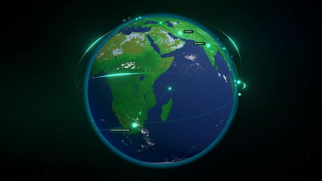 Cinematic view of The Trade Winds: Horizontal sweep tracking Pacific network packets across the digital ocean.