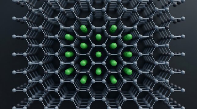 Intercalated MXene crystalline lattice framework