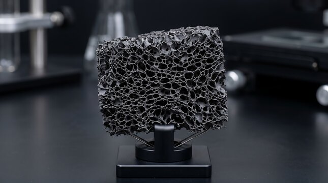 Porous MXene aerogel network scaffold texture