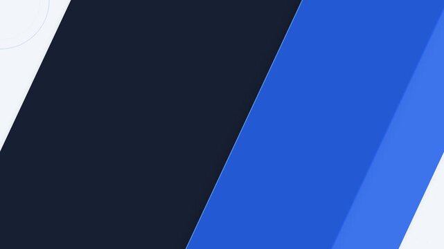 Abstract background featuring a clean diagonal blue stripe and white space