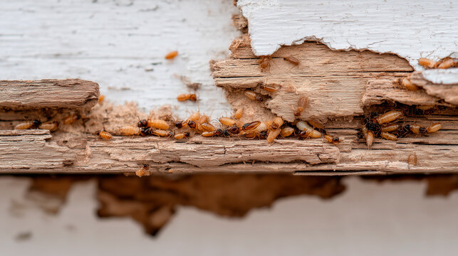 Feeding on wood unnoticed, termites weaken structural integrity, risking safety and costly repairs; thus, regular inspections and early treatment remain crucial.
