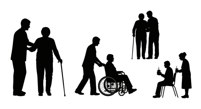 People with disabilities and assistants.