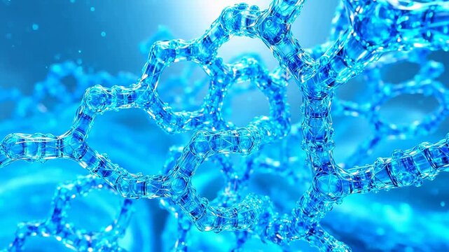 Digital Nanostructures in Blue Holographic Simulation