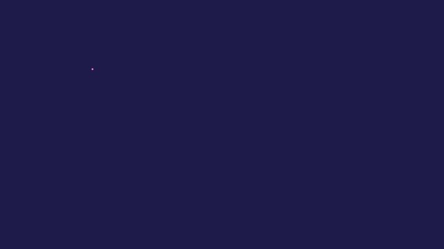 Minimalist composition featuring a thin white circle on deep blue background