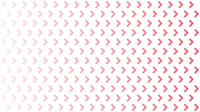 Abstract background pattern with repeating red chevron arrow symbols