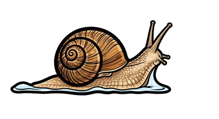Illustration of a snail © jaka-Stock