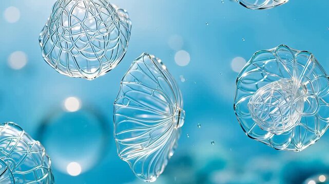 Diatom Microcosm: Silica Shells as Glass Art