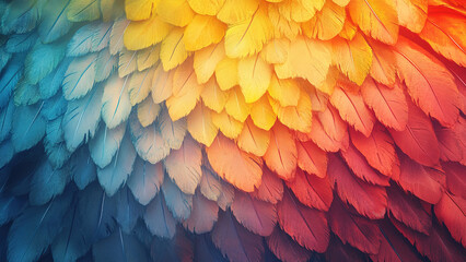 Obraz premium colorful wing texture 