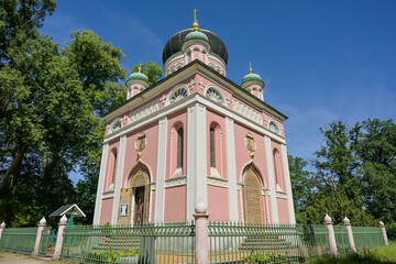 Alexander-Newski-Gedächtniskirche, Kolonie Alexandrowka, Potsdam, Brandenburg, Deutschland © Frank