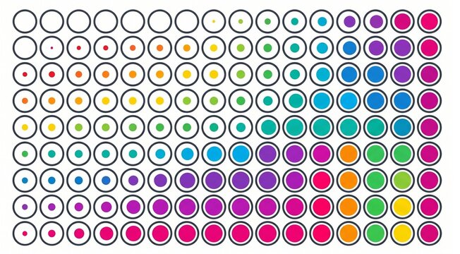 Flat vector design representing a consumer loyalty program reward points accumulation system on a white background