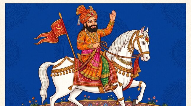 ramdev, jayanti, poster, illustration, hinduism, artist, india, religion, tradition, history, ancient, asia