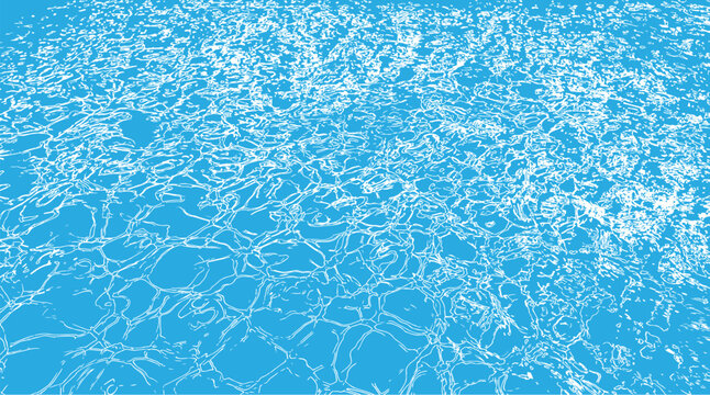 Light blue swimming pool water ripple texture background