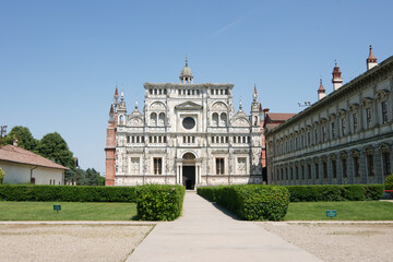 Fototapeta premium Certosa di Pavia church cathedral Christian religion buildings