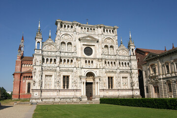 Fototapeta premium Certosa di Pavia church cathedral Christian religion buildings