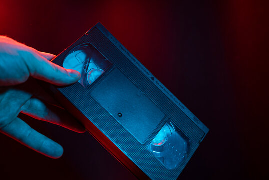 VHS cassette detail