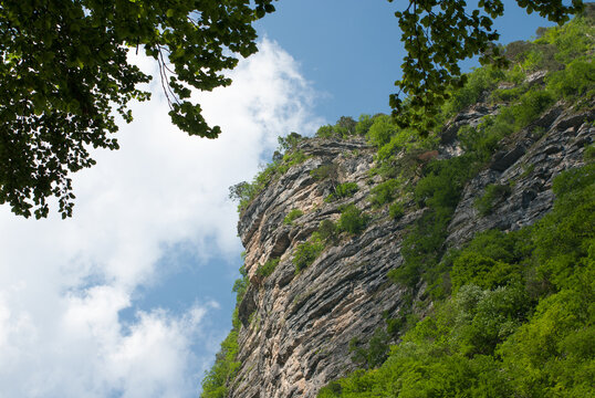 roccia  di montagna utilizzata per arrampicata