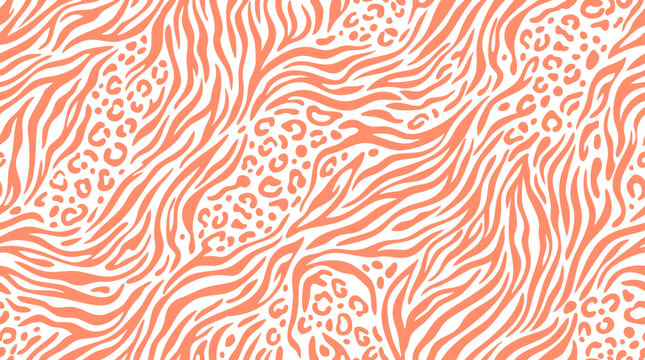 Animal print pattern on white background zebra