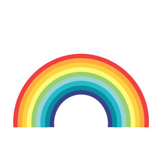 Fototapeta premium Colorful rainbow arc illustration