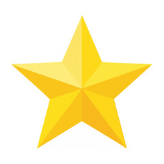 Fototapeta premium Golden Star Icon