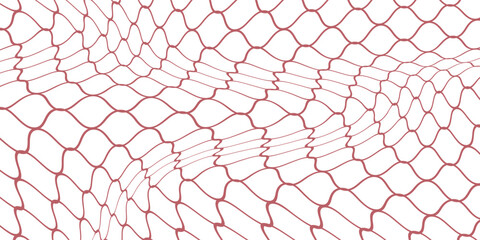Mesh texture for fishing net. Seamless pattern for sportswear or football gates, volleyball net, basketball hoop, hockey, athletics. Abstract net background for sport. Vector © gacor