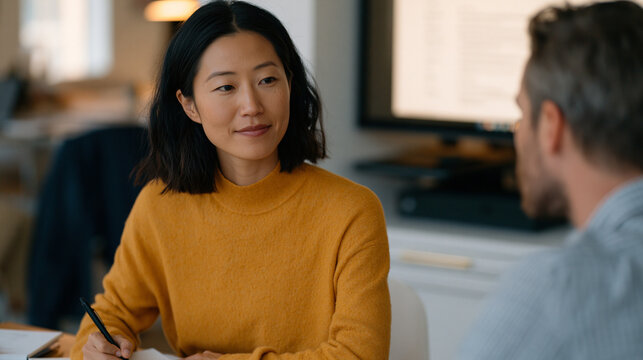 Benefits coordinator presenting comprehensive remote work perks via screen share, itemized list including wellness stipends, internet reimbursement, and global health coverage,