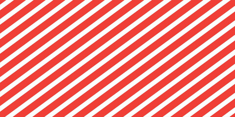 Red and White Diagonal Stripes Candy Cane Pattern Background for Holiday and Christmas Designs © Ferdy