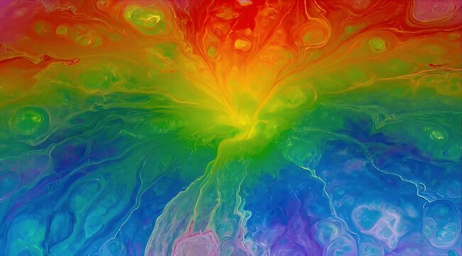 Pride abstract rainbow colorful fluid swirl spectrum bright vivid gradient psychedelic pattern background with flowing colorful abstract rainbow gradient bright vivid vibrant explosion burst