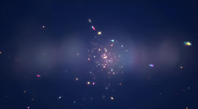 Pride Space galaxy star nebula cosmic universe glow abstract night background with dreamy deep space nebula dust, glowing particles and bokeh blue light fantasy cosmos night glow abstract universe