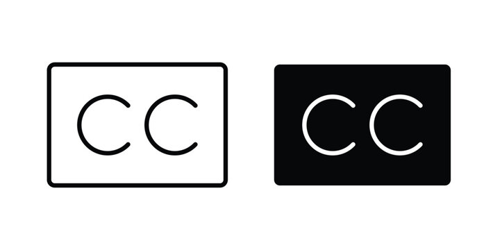Closed caption icon