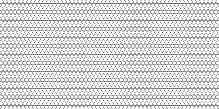 Geometric pattern of black triangles