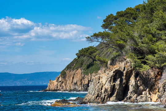 &icirc;le de Port Cros au large de Hy&egrave;res, Var