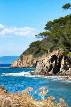 &icirc;le de Port Cros au large de Hy&egrave;res, Var