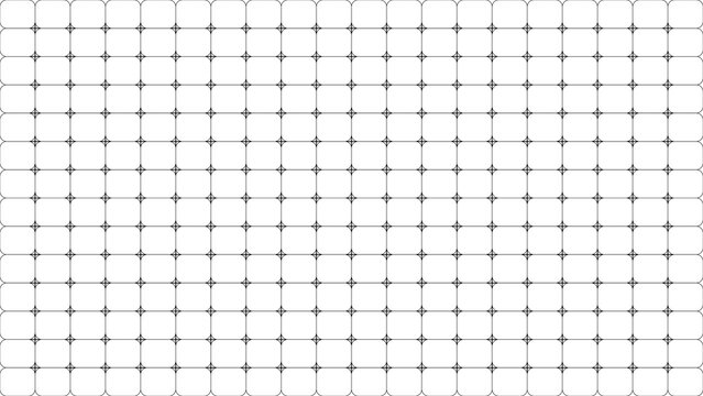 Seamless square grid pattern on transparent background for blueprint and technical design