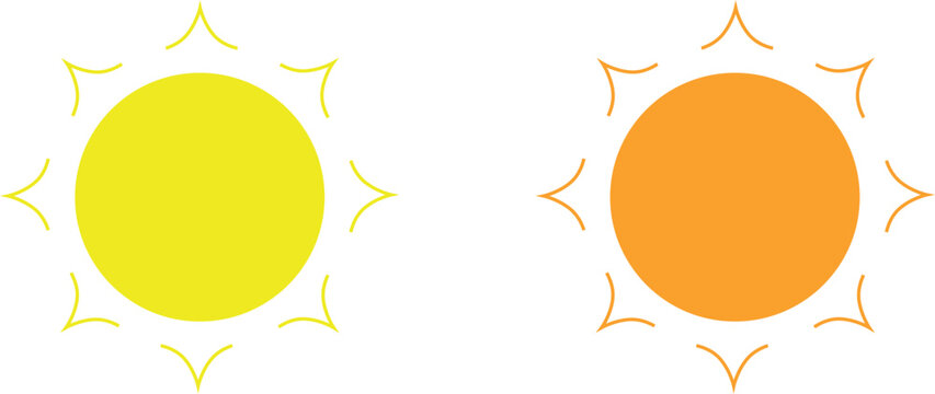 Raios curvos de sol
