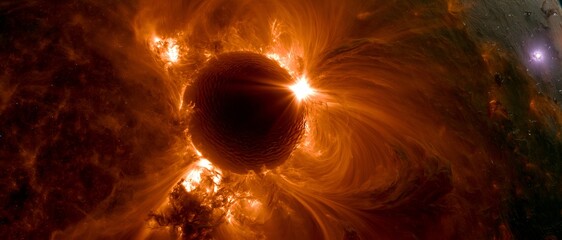 **Reimagined Description:** A breathtaking celestial spectacle unfolds. 64k 8k widescreen, HDR,