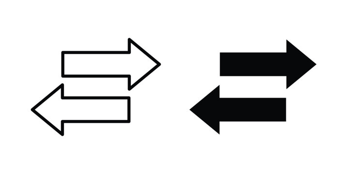 Transfer arrows icon