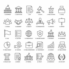 Cycling and Urban Mobility Line Icons Set © Ai.com