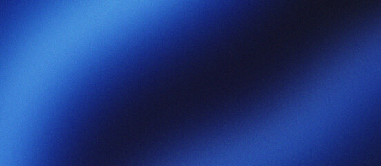 Fototapeta premium Abstract royal blue gradient background with subtle grain texture and flowing light, creating a dynamic and sophisticated visual.