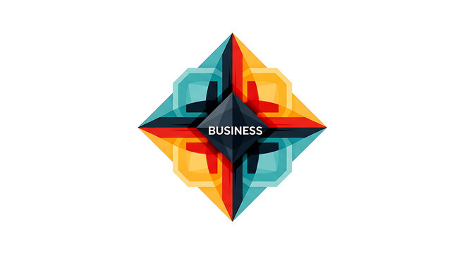 Business Logo Design Concept Symbol.