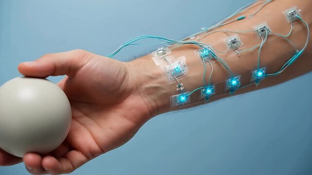 Functional Electrical Stimulation Triggering Forearm Muscles for Precision Grip