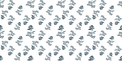 Fototapeta premium Blue leaves indigo
