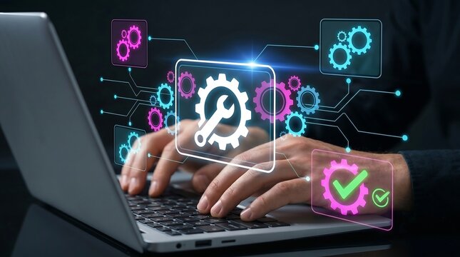 Digital Transformation IT Solutions: Business Process Automation, Software Development, and Cloud Technology for Modern Enterprise Innovation.