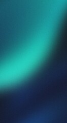 Fototapeta premium Abstract grainy texture with light and dark teal gradients, soft focus effect with small grain elements, smooth color transition, blurry backdrop.