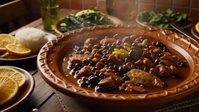 Feijoada &ndash; Herzhafter brasilianischer Bohneneintopf mit traditionellem Charakter