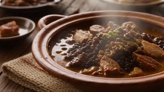 Feijoada &ndash; Herzhafter brasilianischer Bohneneintopf mit traditionellem Charakter