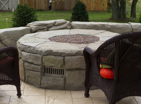 Backyard firepit 