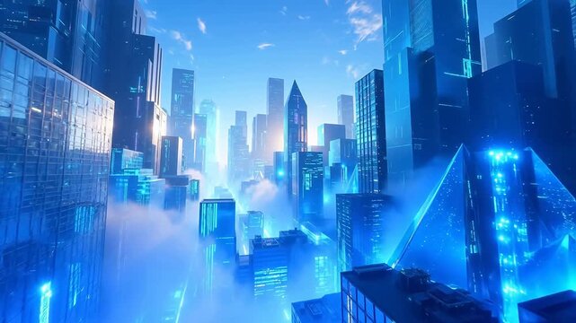 Neural Radiance Field Liquid City