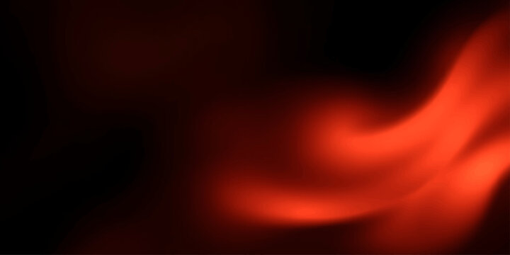 An abstract representation of fire, with glowing red and orange hues swirling against a deep black background, evokes intense energy and passion.